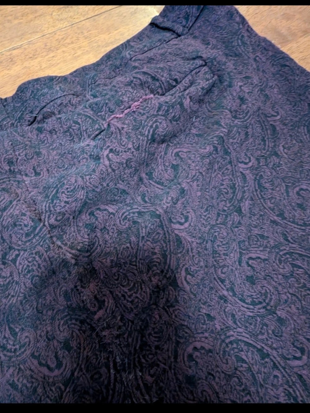 Lane Bryant Paisley Purple Pants
